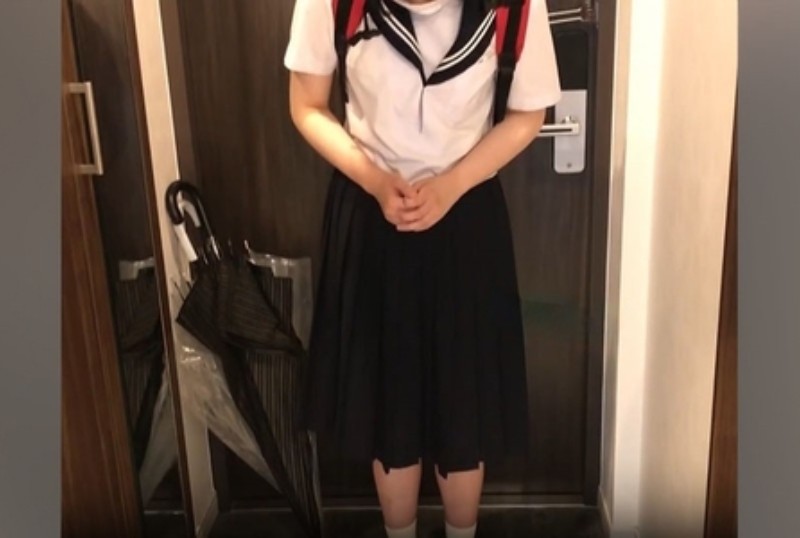 FC2PPV 4173830 [Gonzo / Strong Creampie] Bukkake After Creampieing A Young Girl Who Looks Good In A Sailor Suit